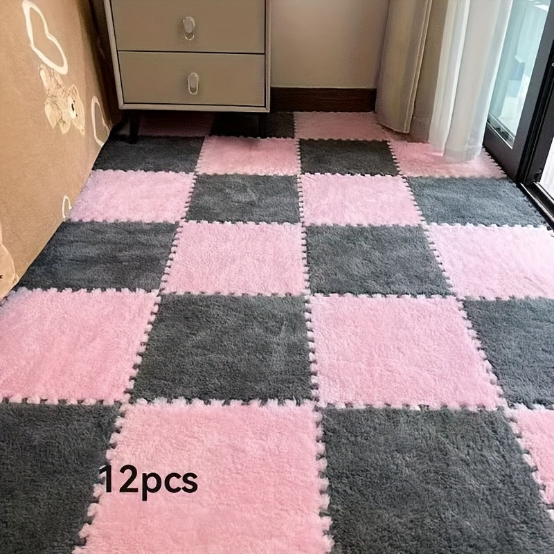 Plush Area Rug Set (12-piece)