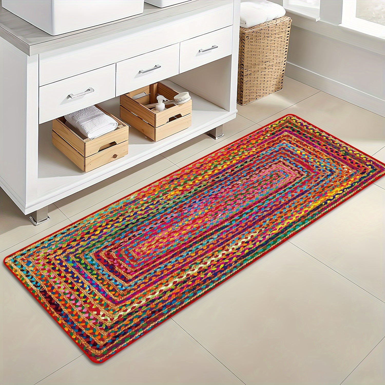 Colorful Boho Anti-Fatigue Rug