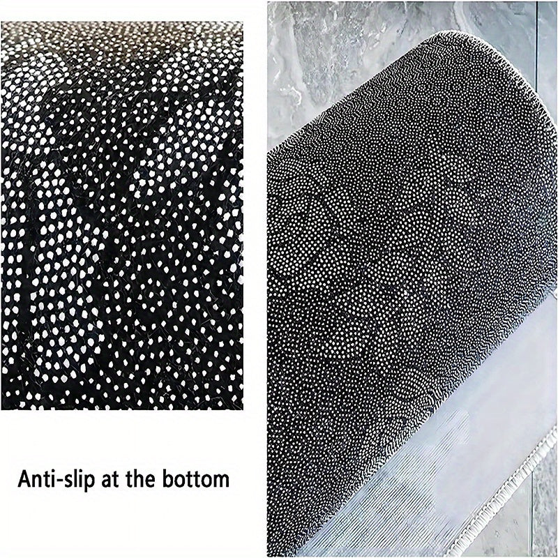 Treble Clef / Notes Rug Black And White
