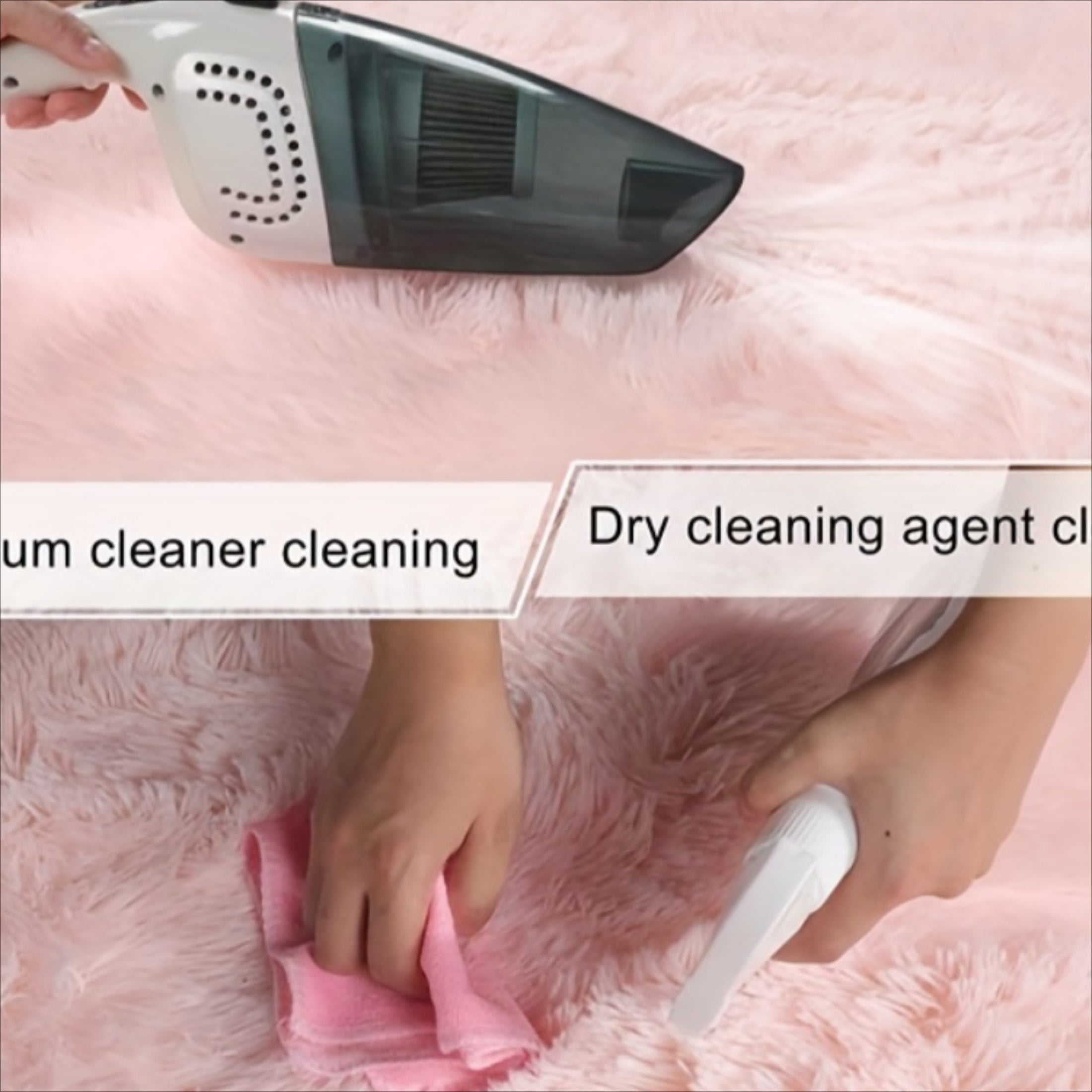 Oval Faux Fur Area Rug