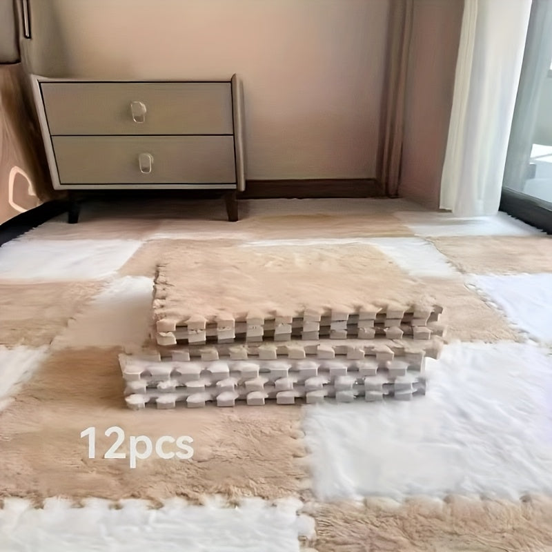 Plush Area Rug Set (12-piece)