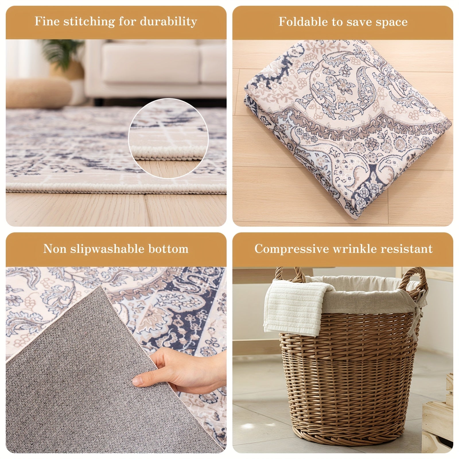 Reversible Vintage Rug
