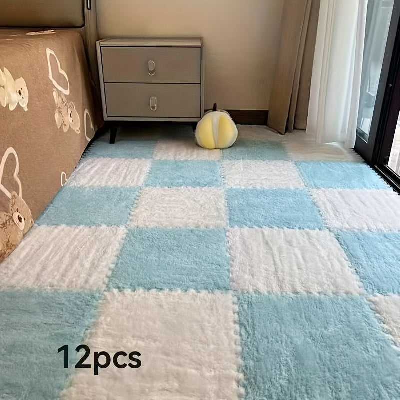 Plush Area Rug Set (12-piece)