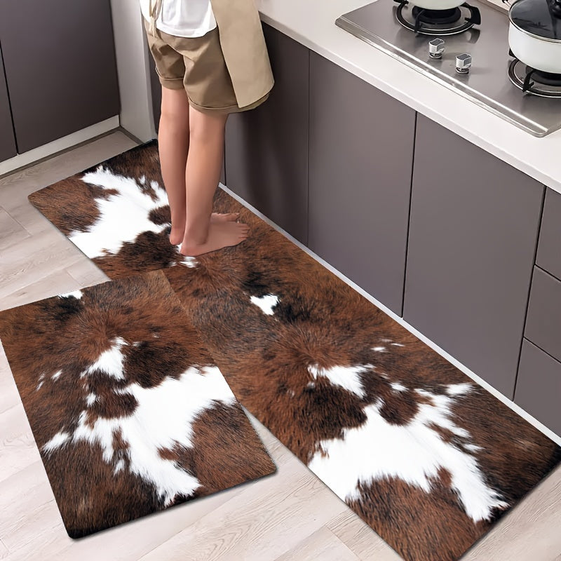 Cowhide Kitchen Rug
