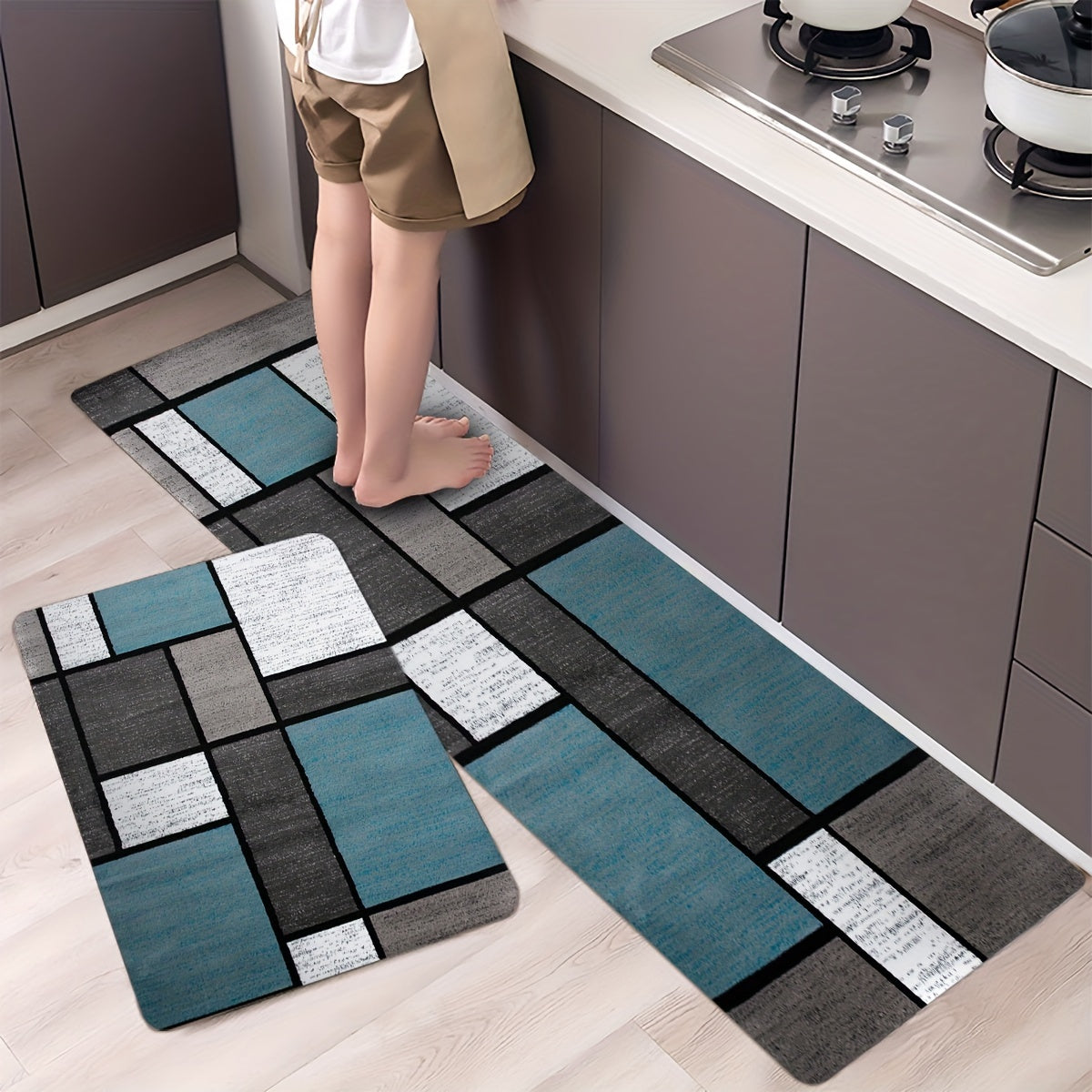 Soft Thickened Kitchen Floor Rug
