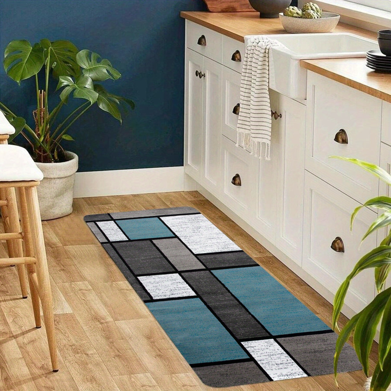 Soft Thickened Kitchen Floor Rug