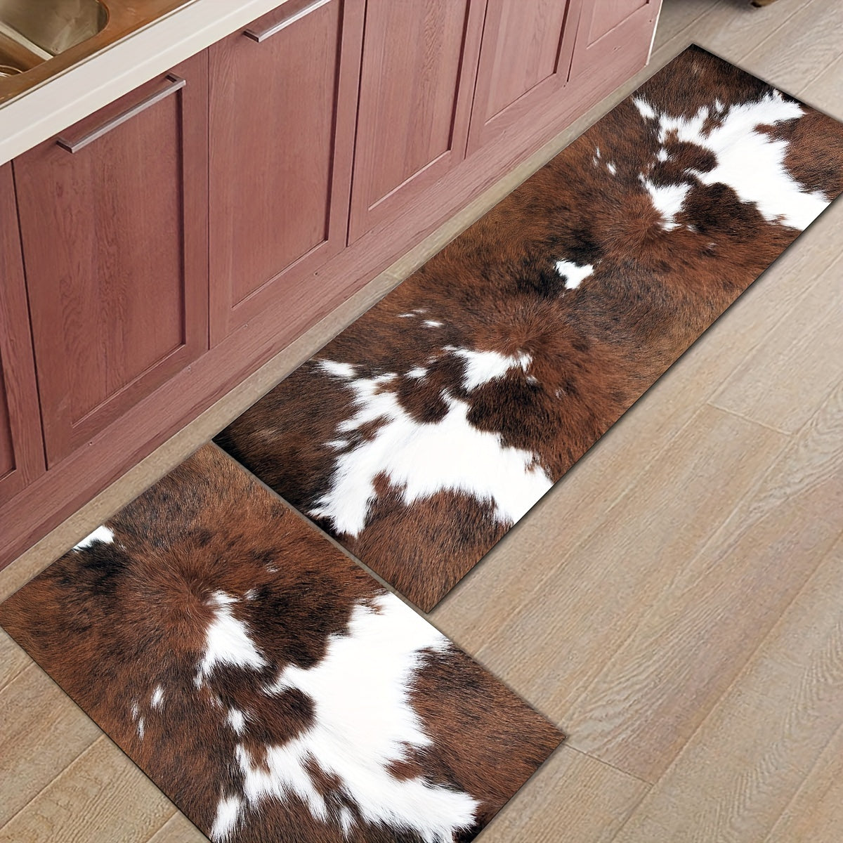 Cowhide Kitchen Rug