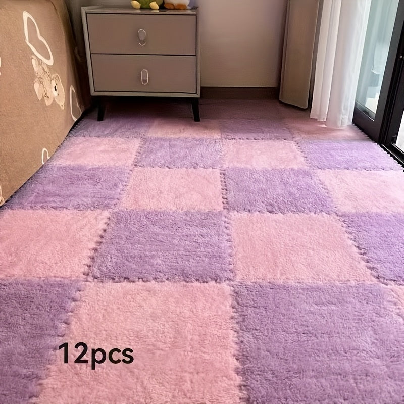 Plush Area Rug Set (12-piece)