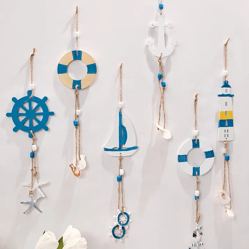 Lighthouse & Sailboat Wall Hanging