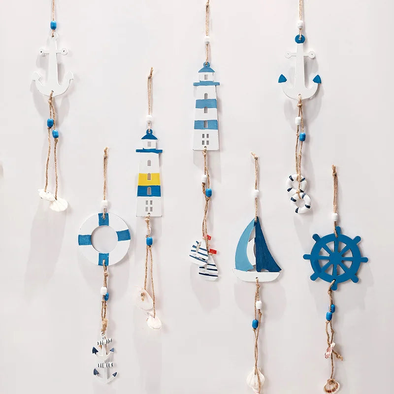 Lighthouse & Sailboat Wall Hanging