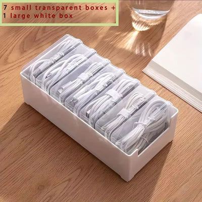 Cable Organizer Storage Box Set