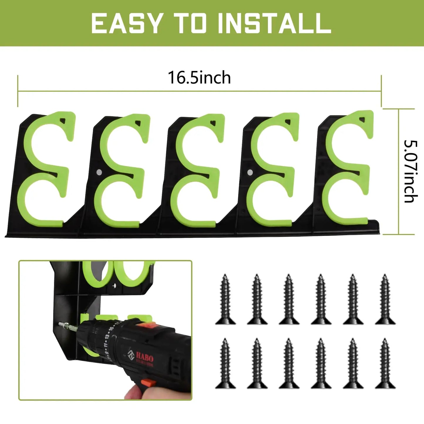 Garage Fishing Rod Organizer