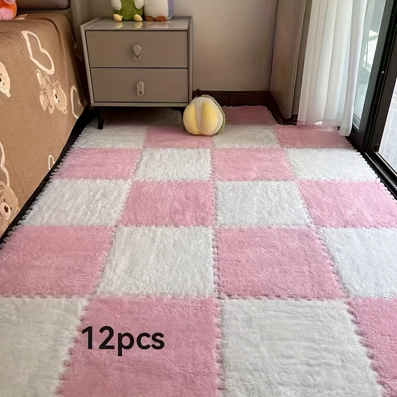 Plush Area Rug Set (12-piece)