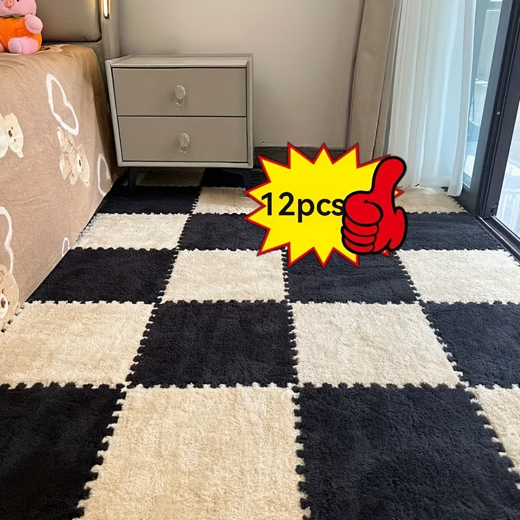 Plush Area Rug Set (12-piece)