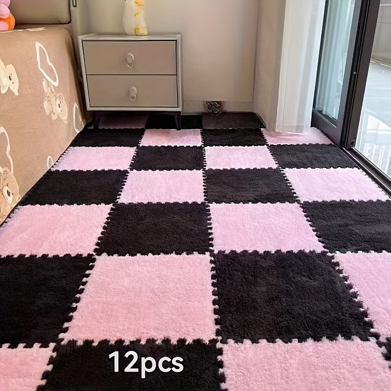 Plush Area Rug Set (12-piece)