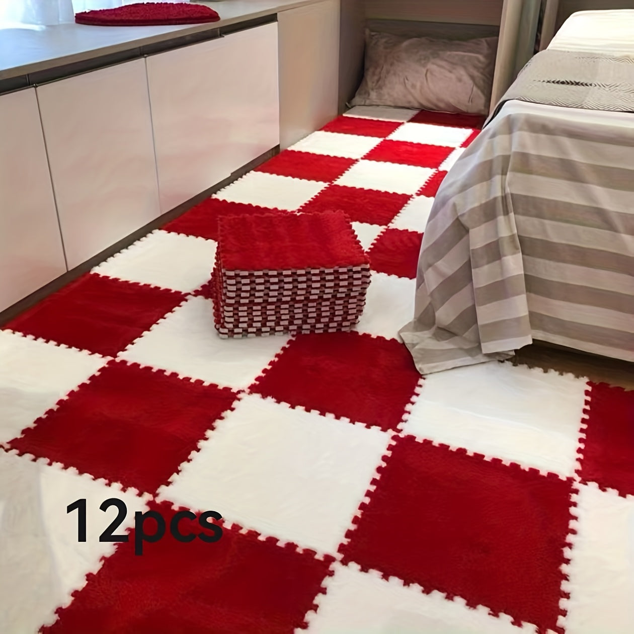Plush Area Rug Set (12-piece)