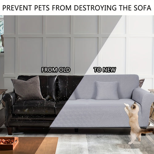 Thickened Jacquard Sofa Cover With Elastic