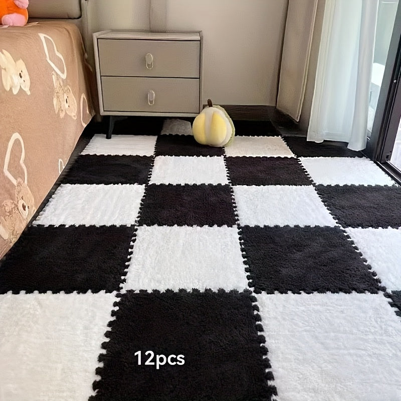 Plush Area Rug Set (12-piece)